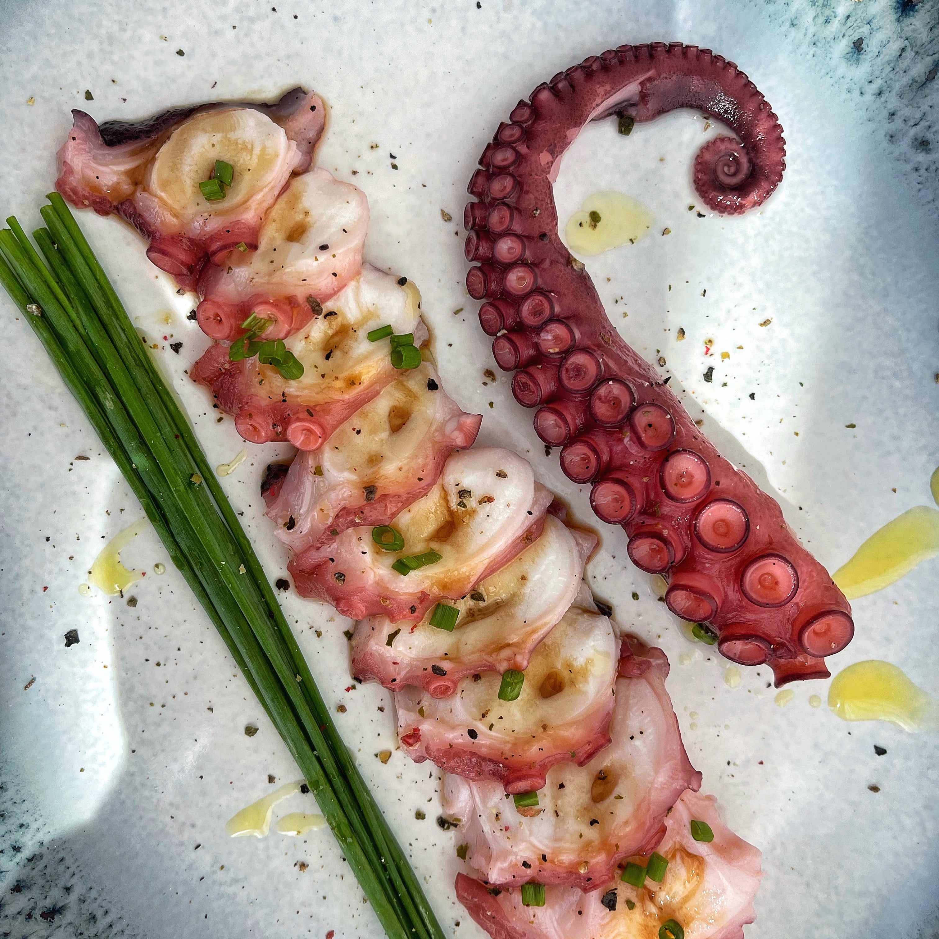 Carpaccio de pulpo