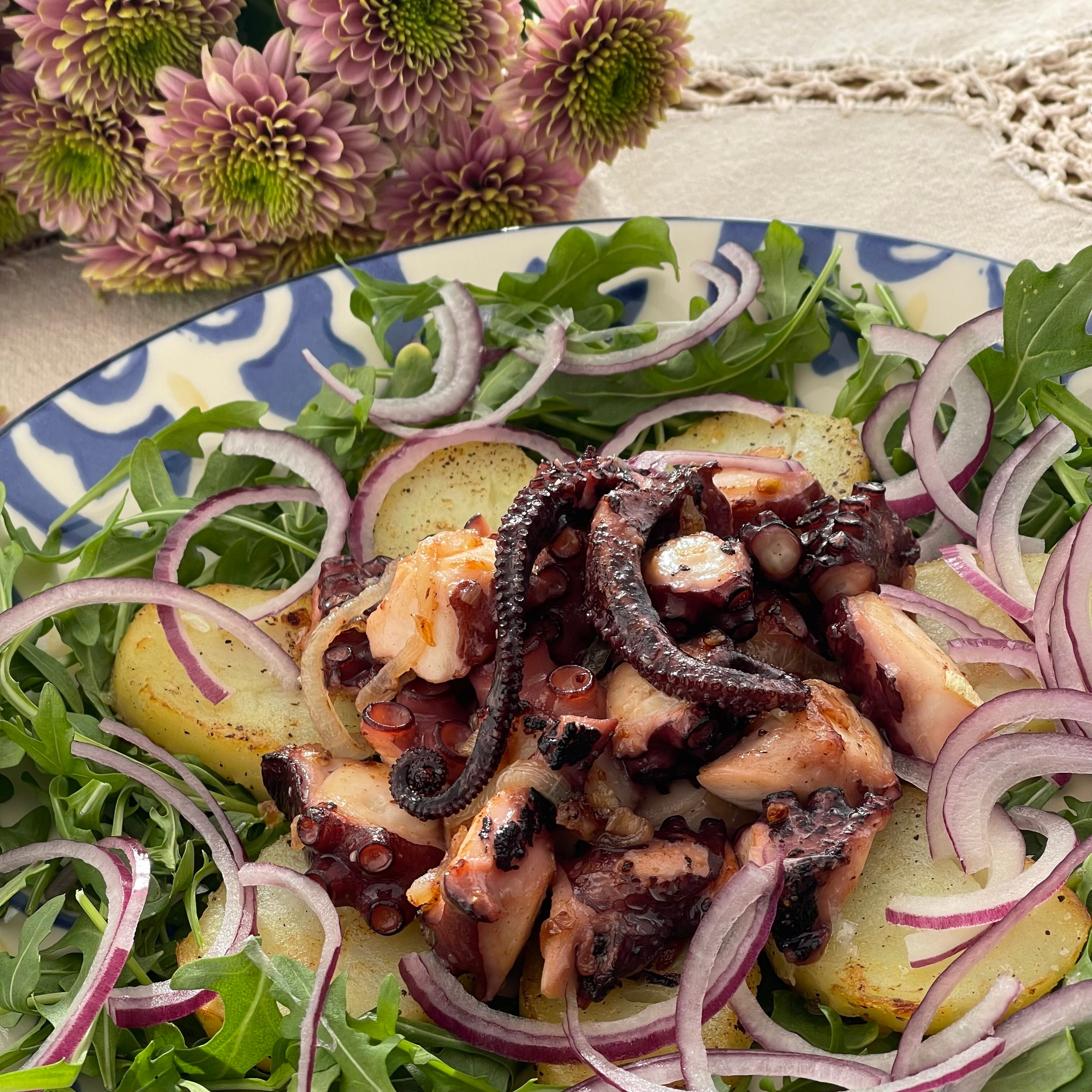 Ensalada con pulpo